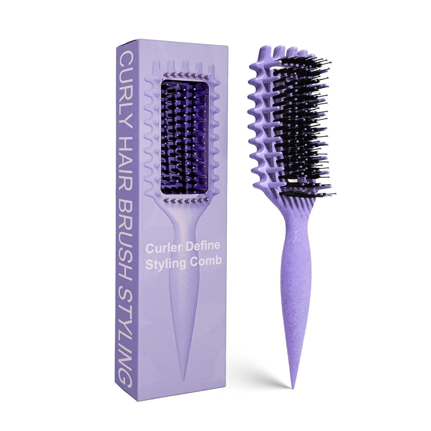 Curly Hair Brush Candybrush Curl Defining Brush for Detangling Shaping and Defining Curls
