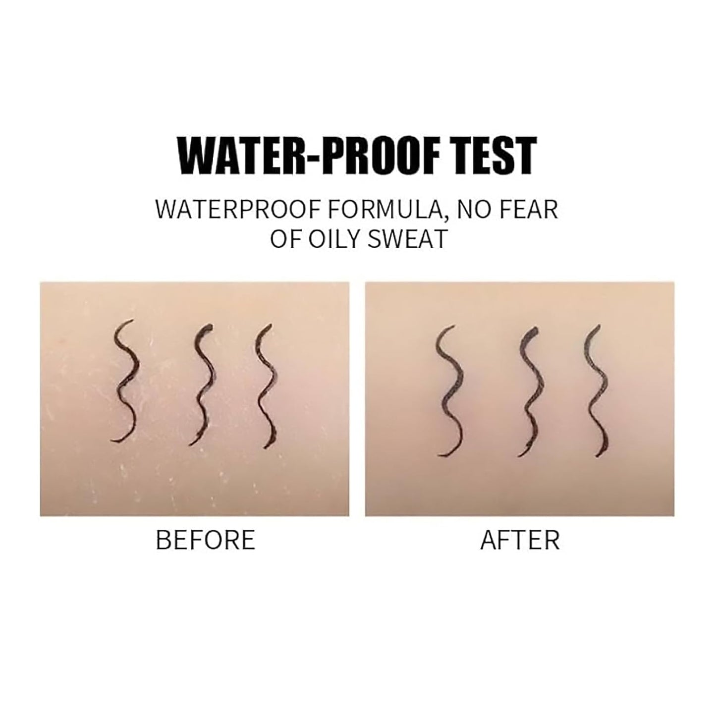 2Pcs 24H Long Lasting Waterproof Liquid Eyeliner Pen