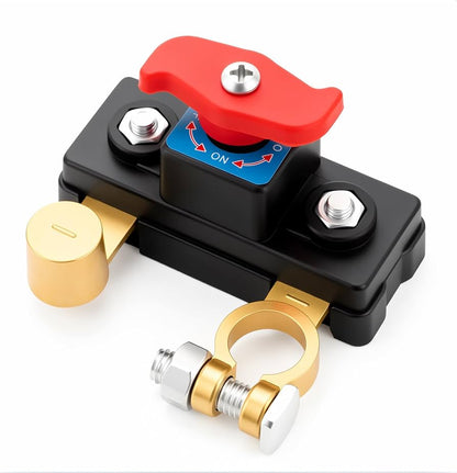 Battery Disconnect Switch 12 Volt 24 Volt, High Conductivity Battery Cut Off Switch