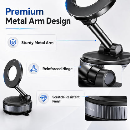 360° Rotation Strong Magnets Car Phone Holder