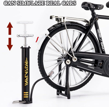 51-Piece DIY Vintage 1:10 Scale Alloy Bicycle Model Ornament
