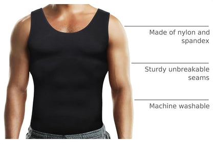 Men's Compression Base Layer Slim Compression Muscle Tank Shapewear