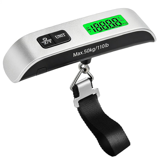 110lb Suitcase Weight Scale for Travel with Backlit LCD Display