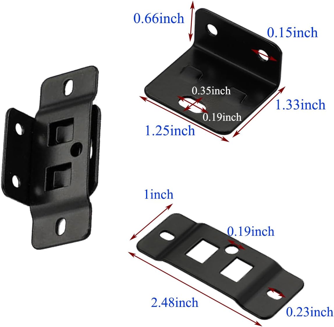 10 Pack Heavy Duty Quick Fitting Furniture Joint Bracket