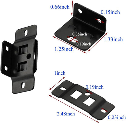 10 Pack Heavy Duty Quick Fitting Furniture Joint Bracket