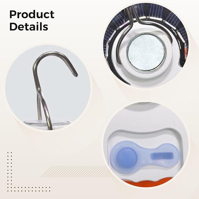 150W Solar Camping Lantern with USB-C, Extendable Hook Design for Outdoor Use