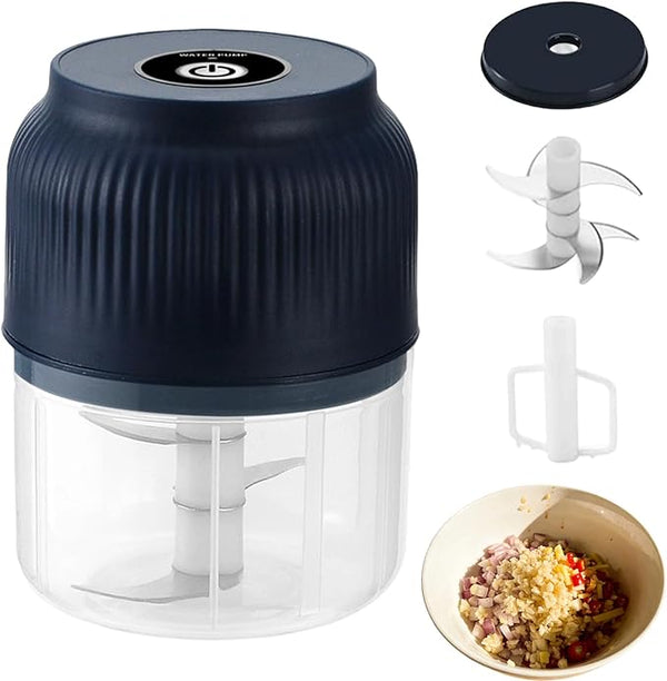 Upgraded Electric Garlic Crusher with Lid & Egg Beater