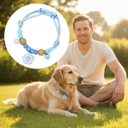 Camphor Wood Adjustable Pet Collar - Repels Mosquitoes, Fleas, And Lice.