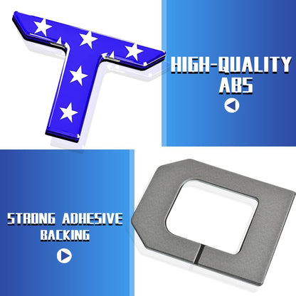 Toyota Tundra Tailgate Insert Letters 3D Raised Rear Emblems