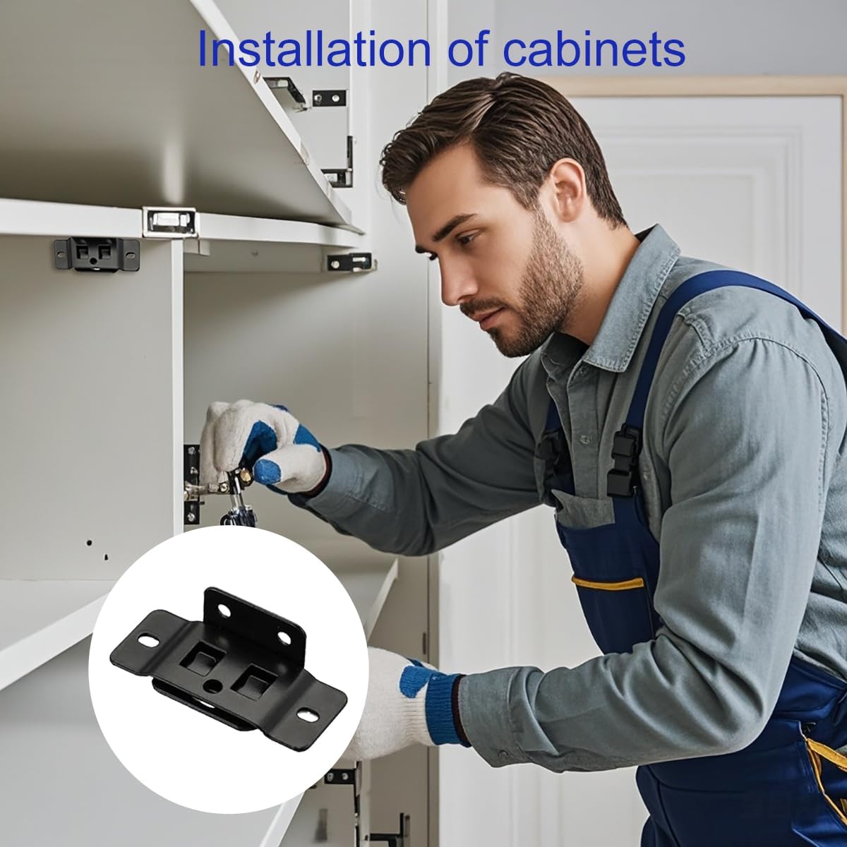 10 Pack Heavy Duty Quick Fitting Furniture Joint Bracket