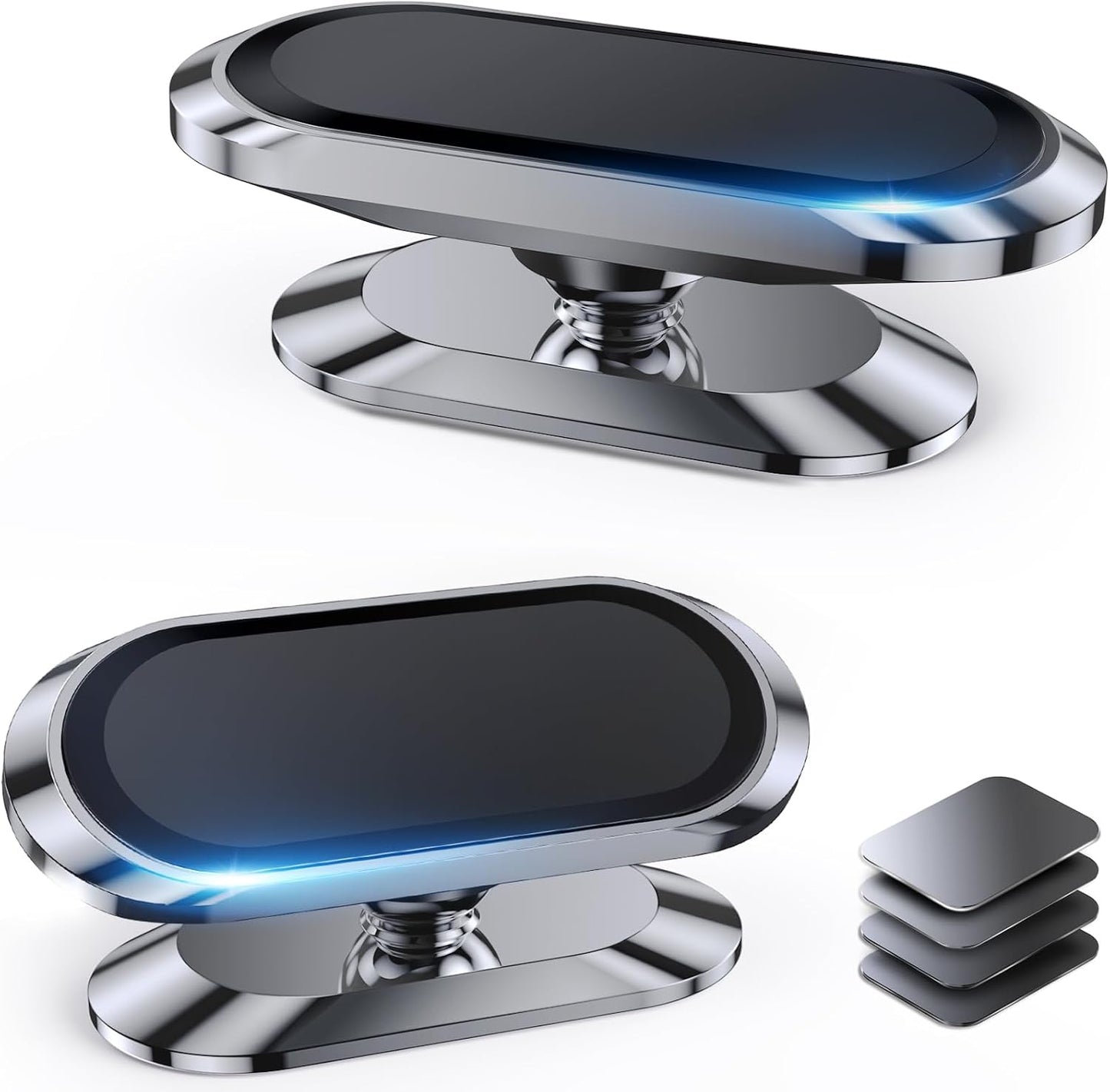 2-Pack Strong Magnetic Phone Holder for Car Dash