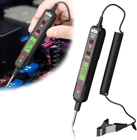 Automotive Test Light, 0.8V-100V DC Buzzer Circuit Tester with Sharp Probe