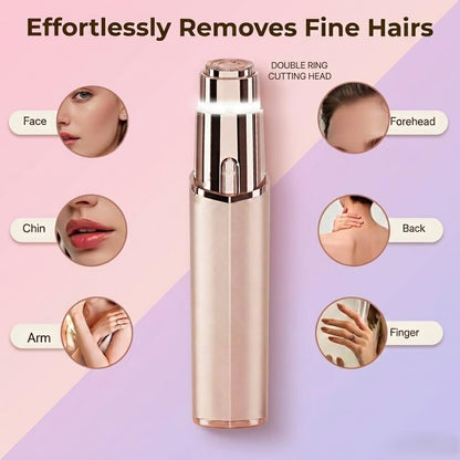 Facial Hair Remover and Eyebrow Trimmer - 2 in 1 Facial Hair Removal Epilators