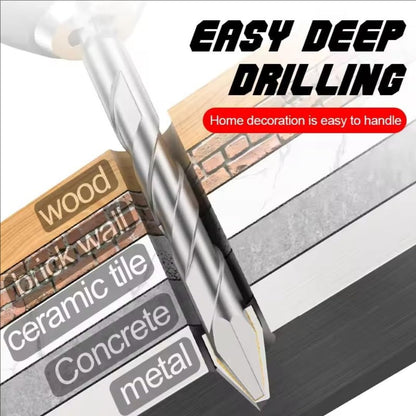 7Pc Eccentric Masonry Drill Bit Set for Tile, Glass, Brick, Plastic Cement
