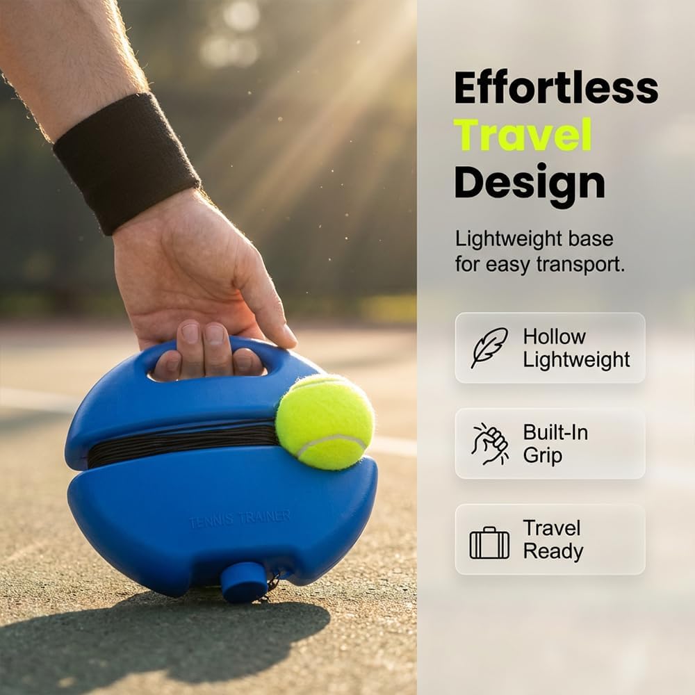 2026 New Tennis Trainer Rebound Ball Set Ideal Tennis Buddy for All Skill Levels