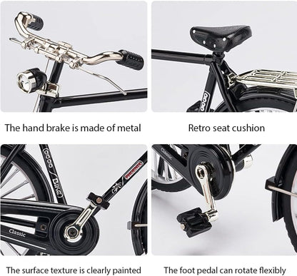 51-Piece DIY Vintage 1:10 Scale Alloy Bicycle Model Ornament