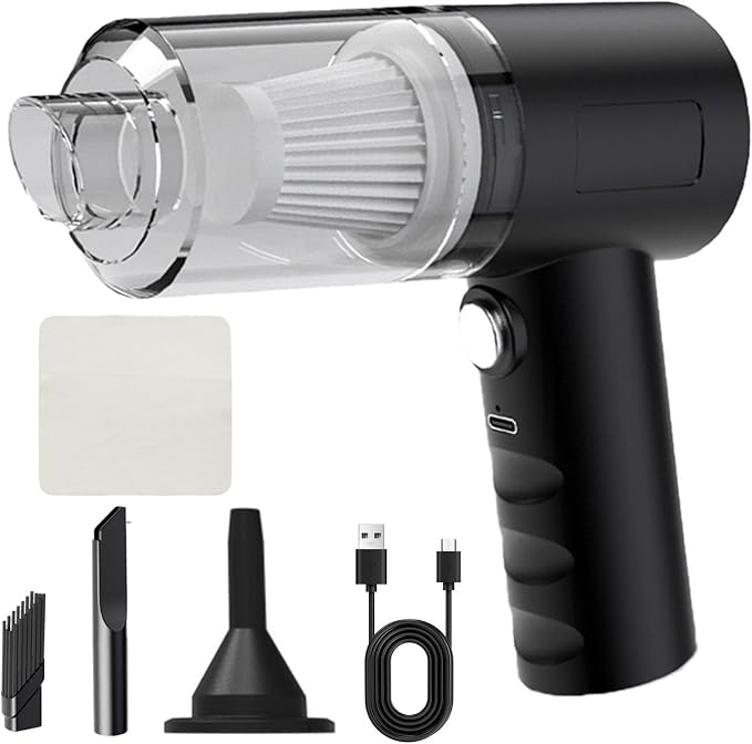 Cordless Brushless Motor Handheld Vacuum Cleaner for Car, Office Desk, Home