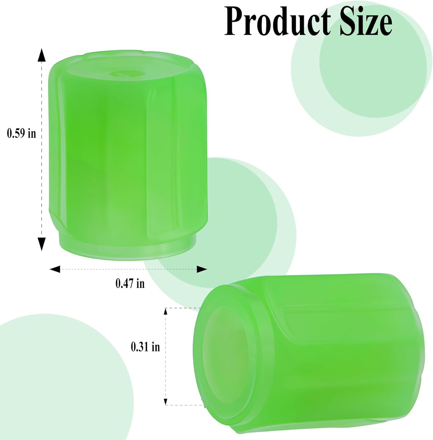16PCS Fluorescent Tire Valve Stem Caps Universal Fit for Cars, Trucks, Motorcycles, Bikes & Bicycles