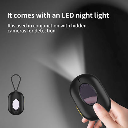 Anti-Spy Camera Detector & Hidden Insect Detector,Vibration Alarm and LED Flashlight Rechargeable