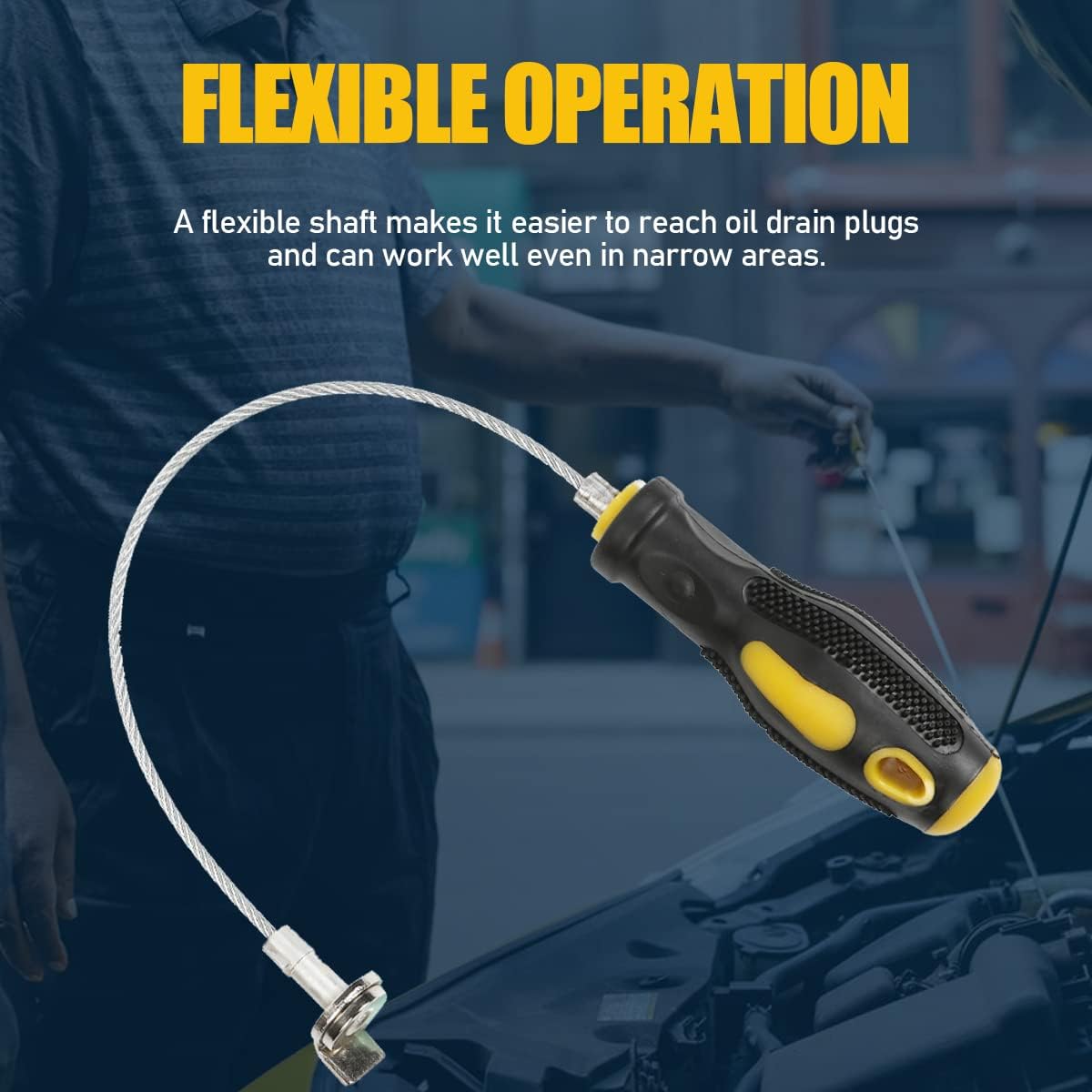 Oil Drain Plug Removal Tool Strong Magnetic Drain Plug Removal Tool