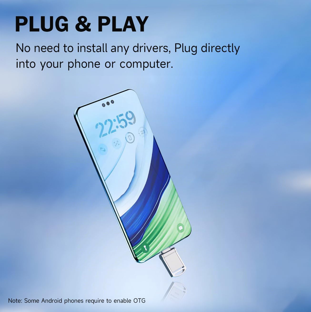 2TB USB Flash Drive, USB C & USB A Dual Drive Memory Stick,  for iPhone , Android, MacBook, iPad, Laptops, PCs