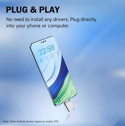 2TB USB Flash Drive, USB C & USB A Dual Drive Memory Stick,  for iPhone , Android, MacBook, iPad, Laptops, PCs