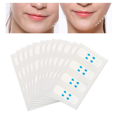 120 Pcs Face Tape Lifting Invisible Patch, Ultra Thin Makeup Tapes for Double Chin, Jowls, Eyes Wrinkles and Sagging Skin
