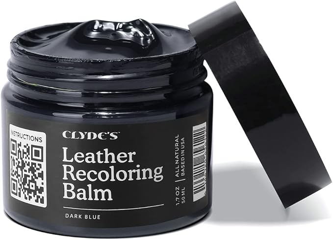 Color Restore & Scratch Repair Balm for Faded Leather Furniture, Car Seats, Sofa & Vinyl