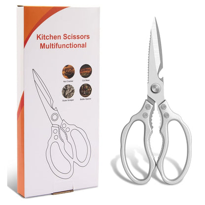 Multi-Purpose Kitchen Shears, Heavy Duty Safe Food Scissors