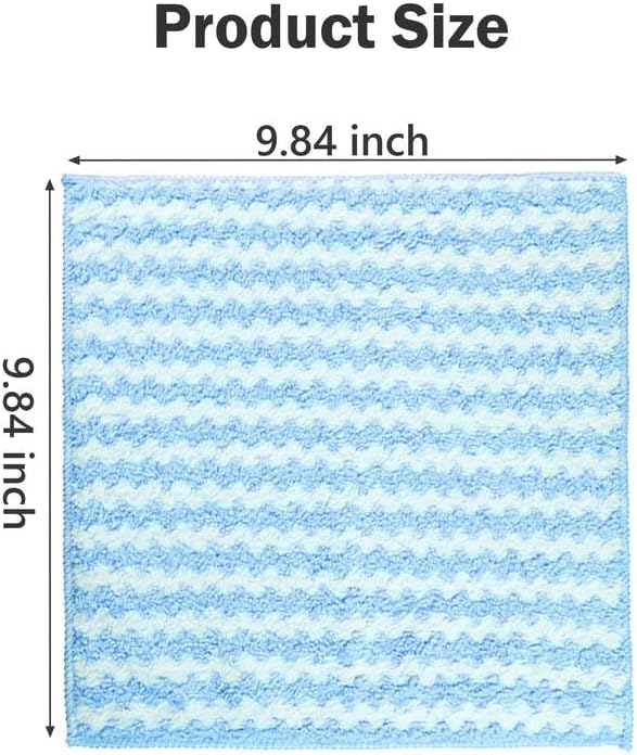 10 Pack Microfiber Absorbent Lint Free Cleaning Cloth