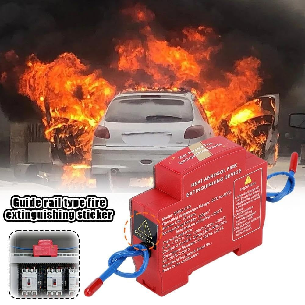 Automatic Fire Suppression System For Electrical Cabinets