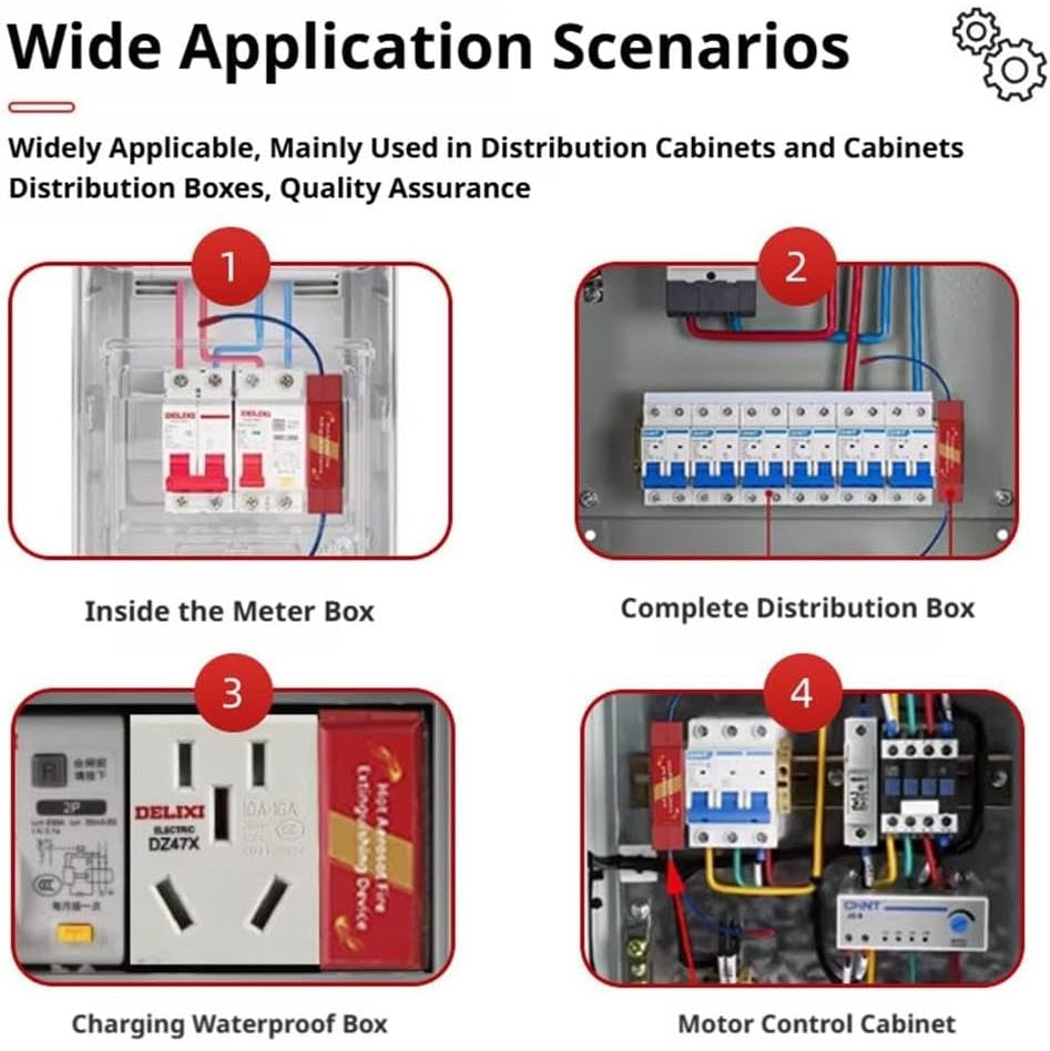 Automatic Fire Suppression System For Electrical Cabinets