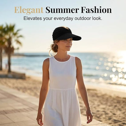 Women's UPF 50+ UV Protection Sun Visor Hat