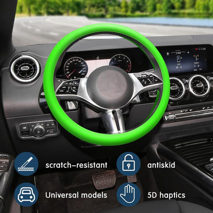 Universal Non-Slip Silicone Soft Car Steering Wheel Cover