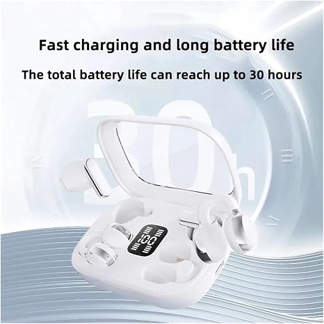 Couple Bluetooth Wireless AI Translation Earbuds in-Ear Ear-Clip Headphones Noise Reduction