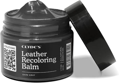 Color Restore & Scratch Repair Balm for Faded Leather Furniture, Car Seats, Sofa & Vinyl