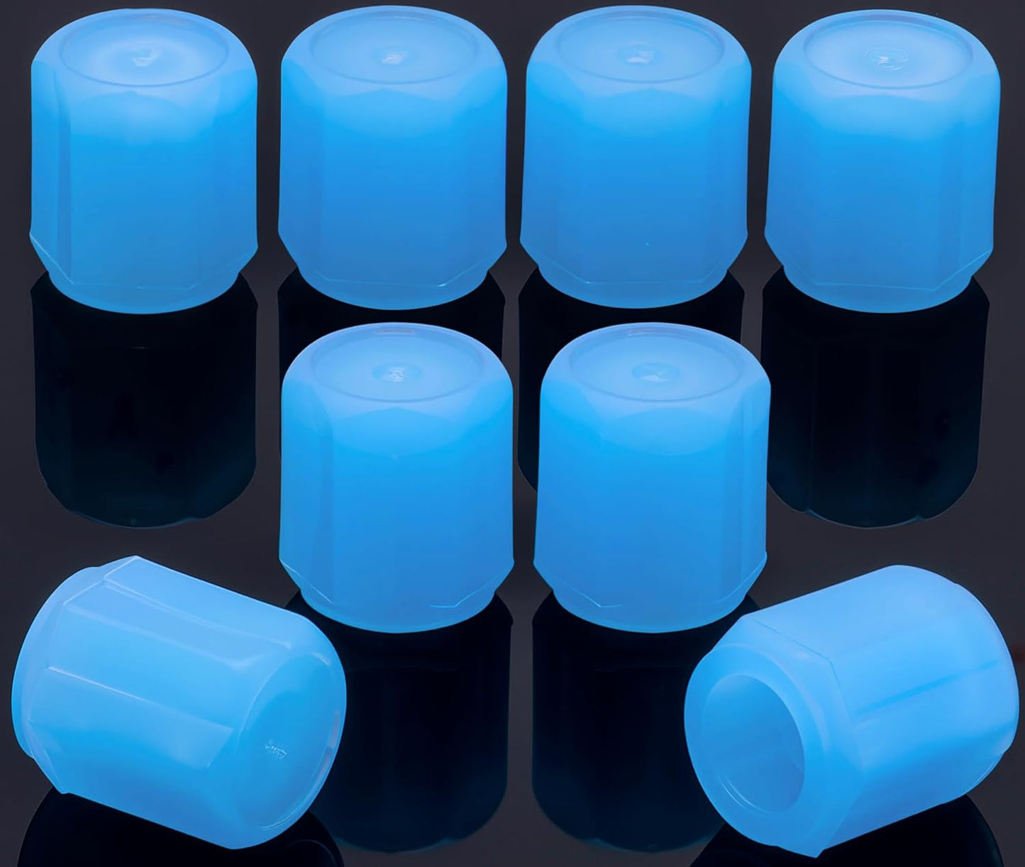 16PCS Fluorescent Tire Valve Stem Caps Universal Fit for Cars, Trucks, Motorcycles, Bikes & Bicycles