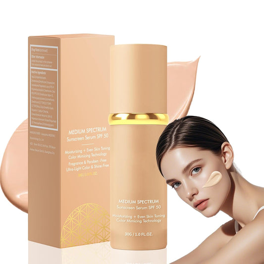 Foundation 4 in 1 - Medium Spectrum with SPF 50+, Color Changing Foundation