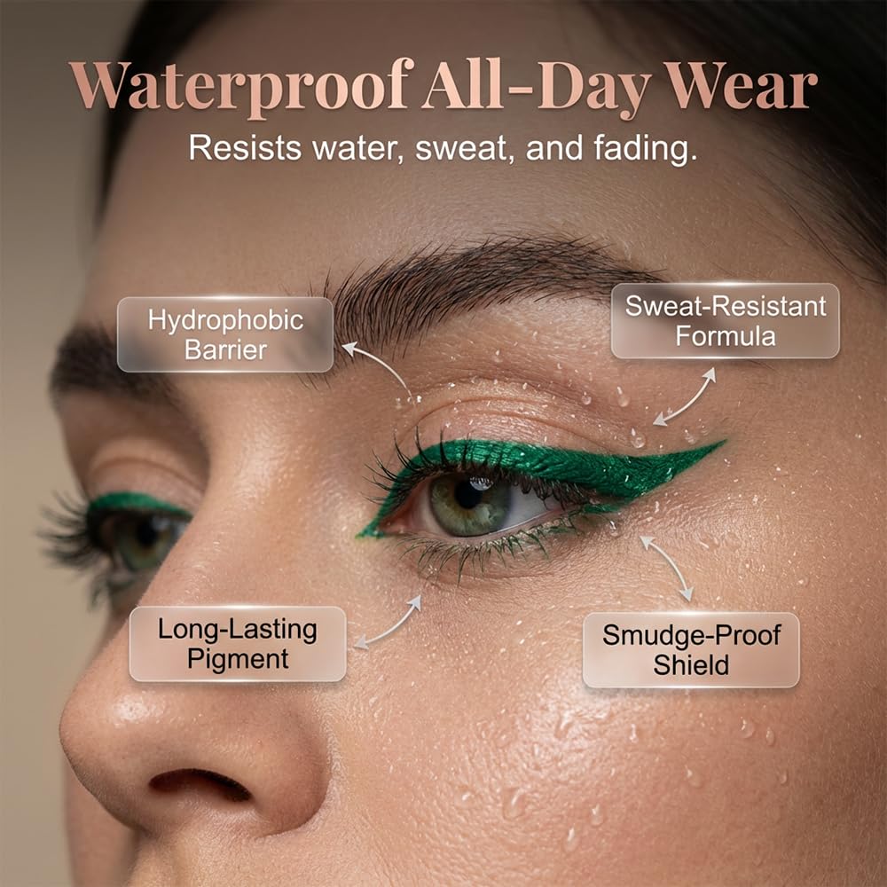 12Pcs Waterproof Colored Gel Eyeliner Pencil Set