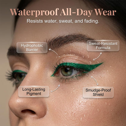 12Pcs Waterproof Colored Gel Eyeliner Pencil Set