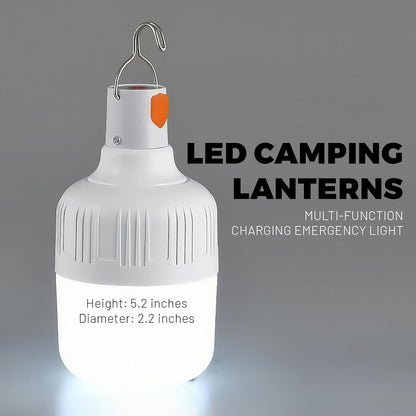 Rechargeable LED Tent Hanging Lamp Lights Bulb Waterproo for Camping, Hiking, Fishing