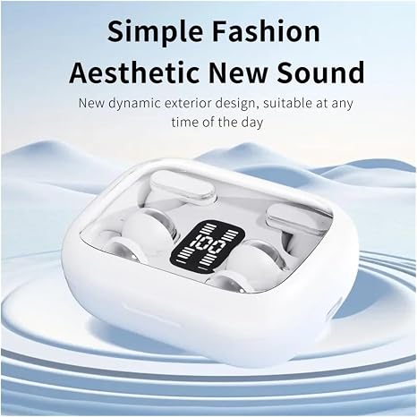 Couple Bluetooth Wireless AI Translation Earbuds in-Ear Ear-Clip Headphones Noise Reduction