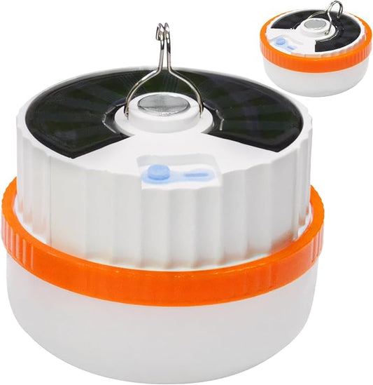150W Solar Camping Lantern with USB-C, Extendable Hook Design for Outdoor Use