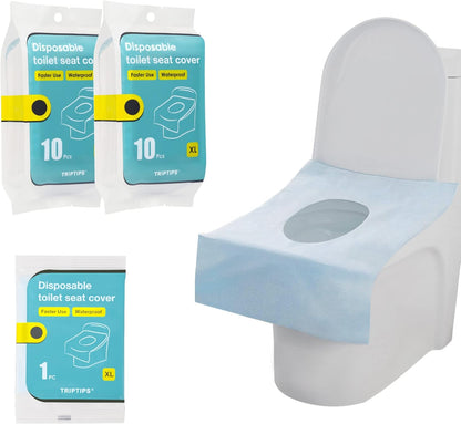 20 Count Toilet Seat Covers Disposable Travel Pack