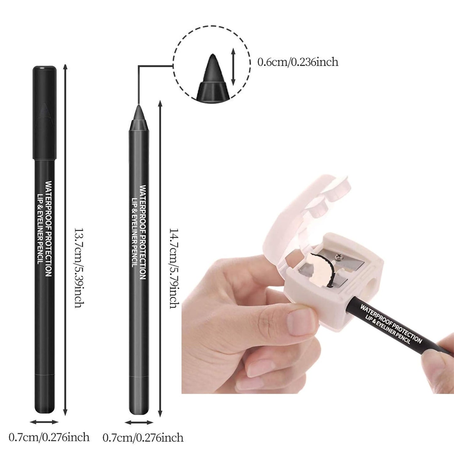 14 Colors Long Lasting Waterproof Eyeliner Pen Set
