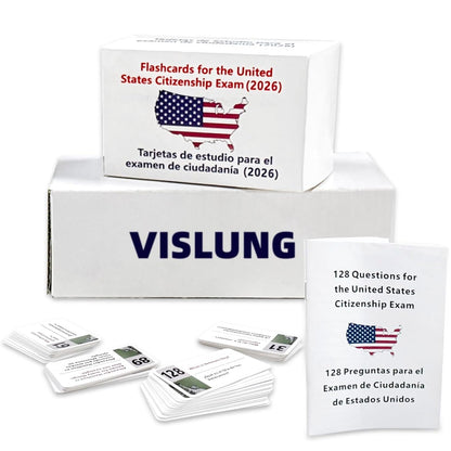 US Citizenship Bilingual Accelerated Flashcards Citizenship Study Guide Combo Set