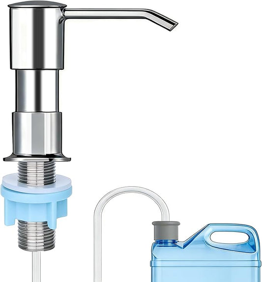 Kitchen Sink Soap Dispenser with 40” No-Spill Extension Tube Kit