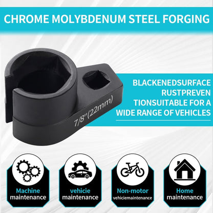 7/8-Inch (22mm) with 3/8-Inch Drive - Universal Fit for Vehicle Oxygen Sensor Removal