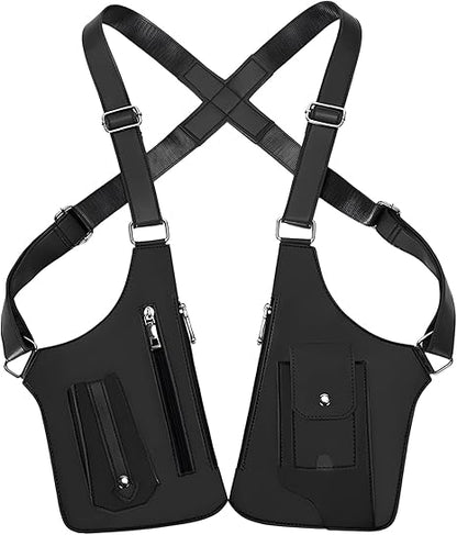 Anti-Theft Multi-pocket Double Shoulder Armpit Bag