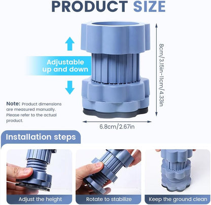 4 Pack Universal Heightening Pad for Washing Machine Base